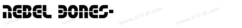 Rebel Bones字体转换